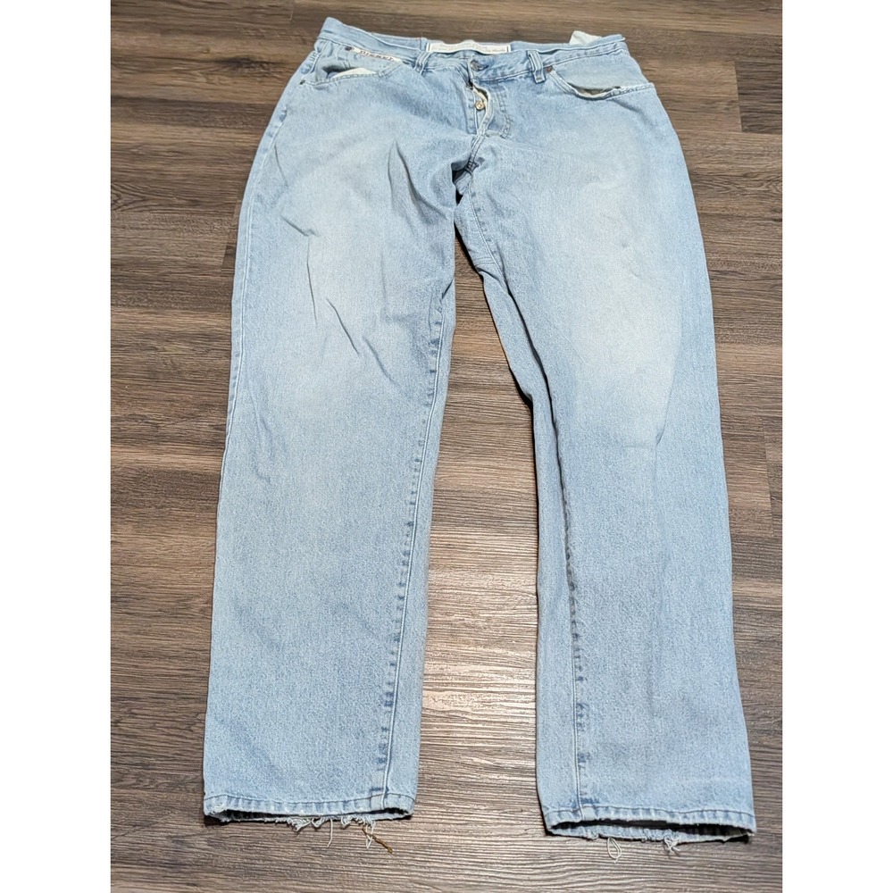 Diesel Basic Jeans Mens 38x34 Light Wash Straight Leg Made in Italy Vintage 90s